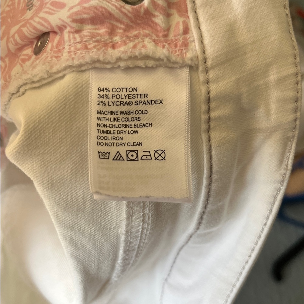 Tommy Bahama Women's High Rise Jeans - Crisp White - Picture 4 of 7